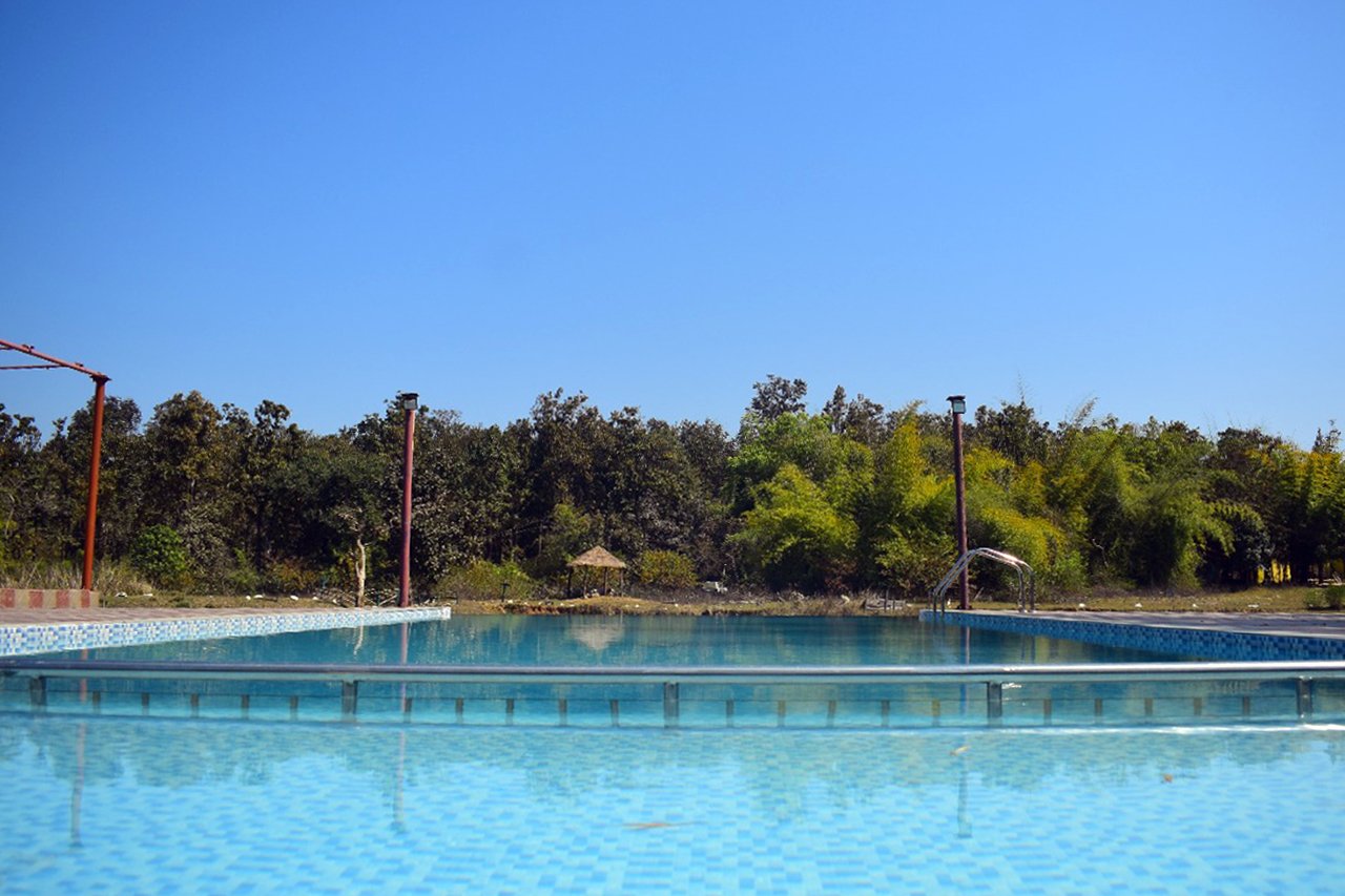 Kanha Resort infinity pool